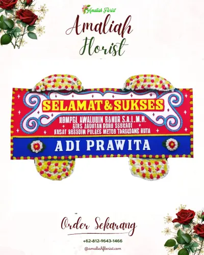 Karangan Bunga Ucapan Selamat di Kebon Padangan